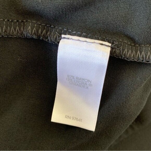 J Jill Slim Ankle Pants Black Medium Minimalist Workwear Classic - Picture 7 of 7